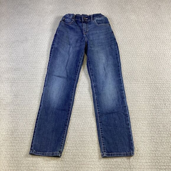 The Children’s Place Kids Size 10 Blue Straight‎ Leg Jeans Adjustable Waist - Picture 1 of 4